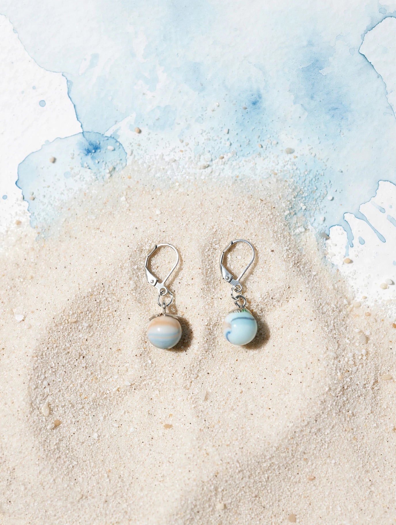 Marble Earrings
